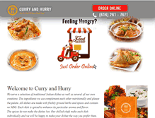 Tablet Screenshot of curryandhurry.net